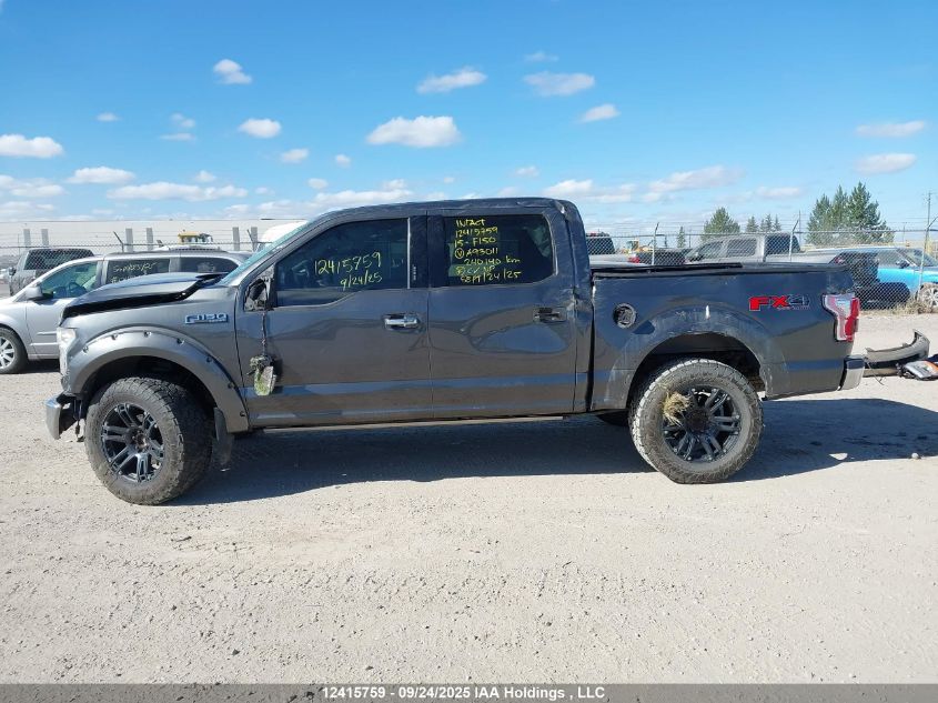 2015 Ford F150 Supercrew VIN: 1FTEW1EFXFFA93011 Lot: 12415759
