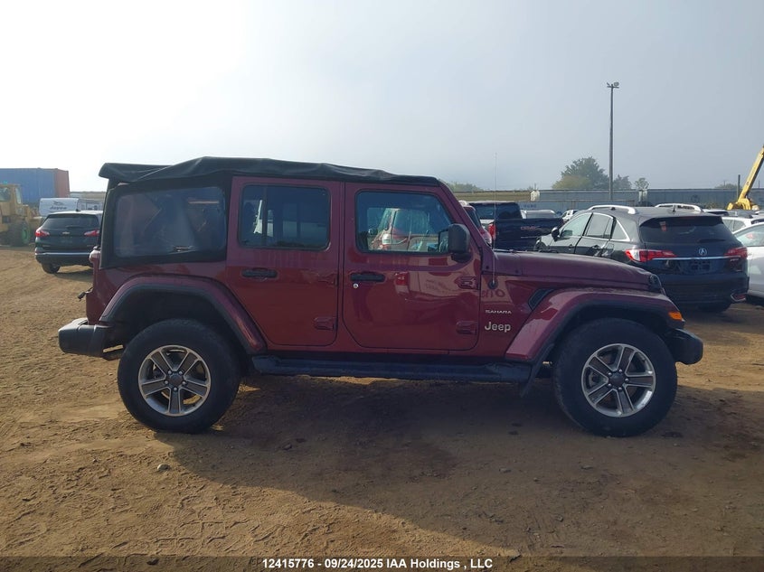 2021 Jeep Wrangler Unlimited Sahara VIN: 1C4HJXEG4MW869721 Lot: 12415776