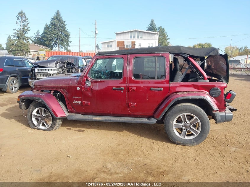 2021 Jeep Wrangler Unlimited Sahara VIN: 1C4HJXEG4MW869721 Lot: 12415776