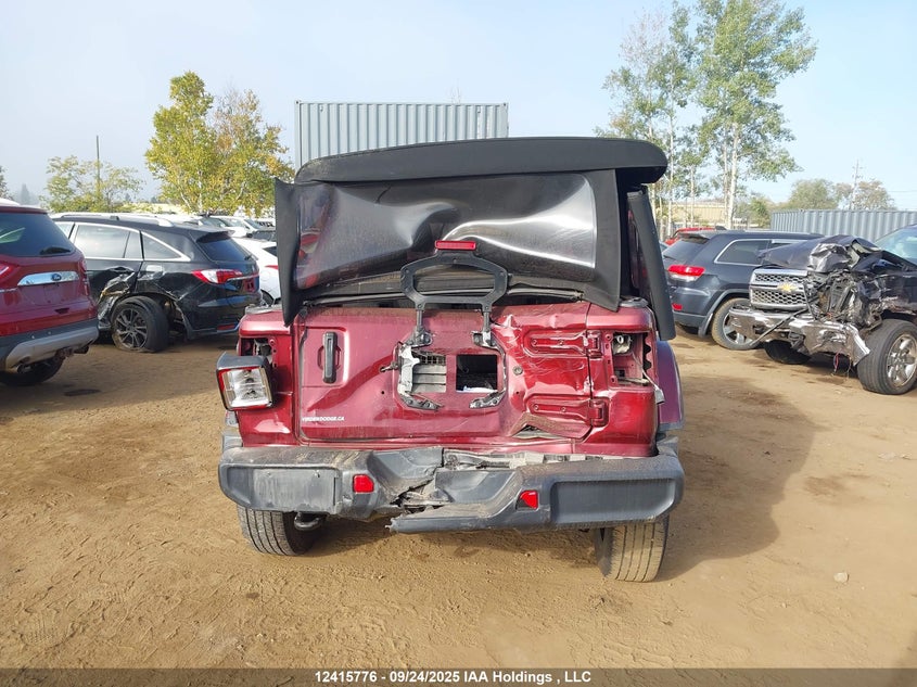 2021 Jeep Wrangler Unlimited Sahara VIN: 1C4HJXEG4MW869721 Lot: 12415776