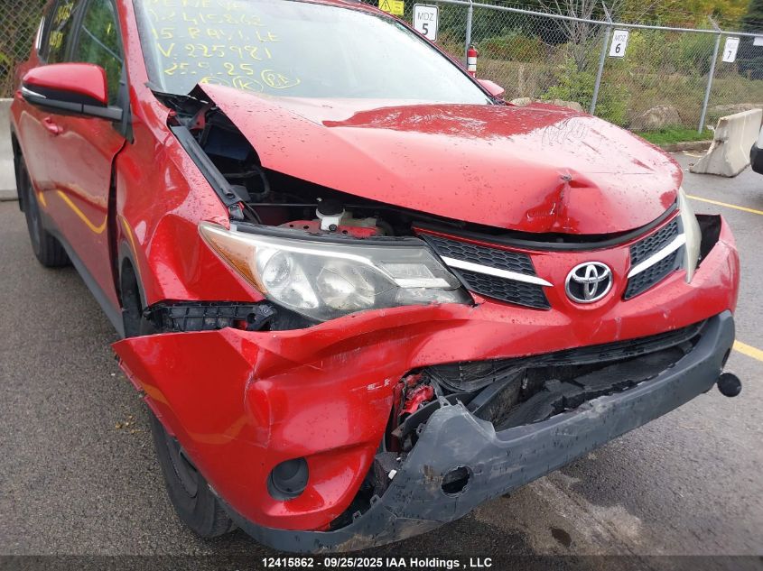2015 Toyota Rav4 Le VIN: 2T3ZFREV8FW225981 Lot: 12415862