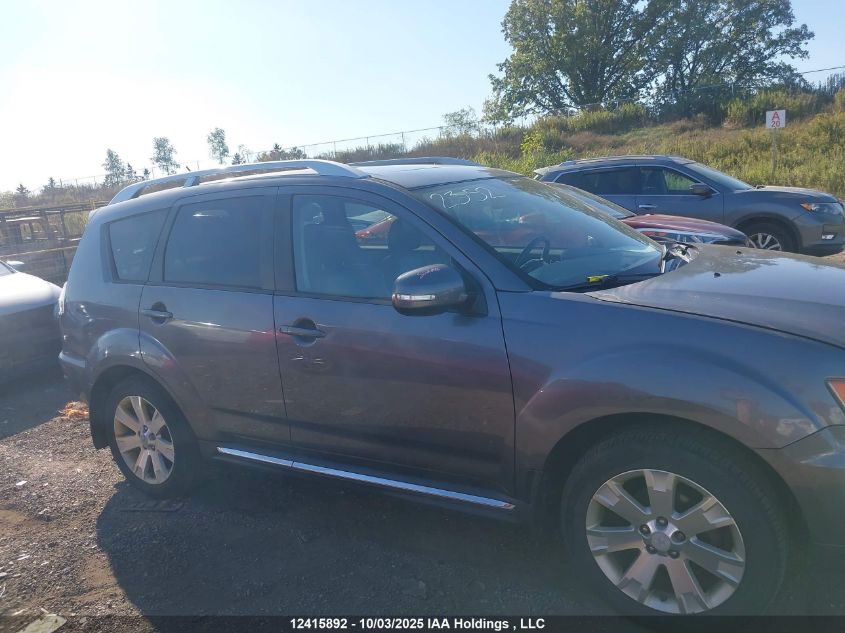 2010 Mitsubishi Outlander Gt VIN: JA4JT5AX0AZ606166 Lot: 12415892