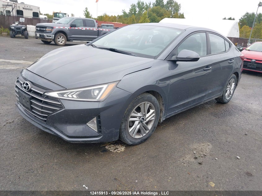 Vin: kmhd84lf7lu945411, lot: 2795916, hyundai elantra sel/value/limited 20202