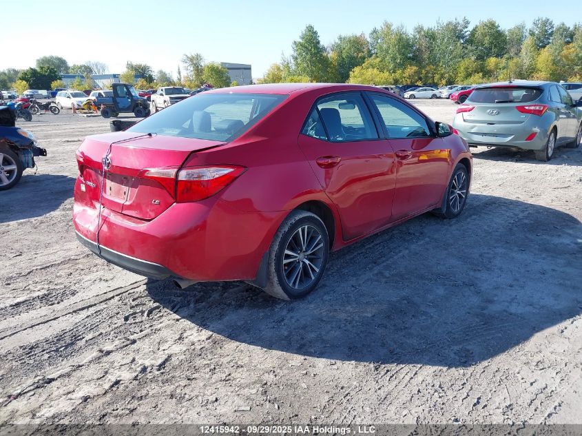 2017 Toyota Corolla Le VIN: 2T1BURHE1HC814290 Lot: 12415942