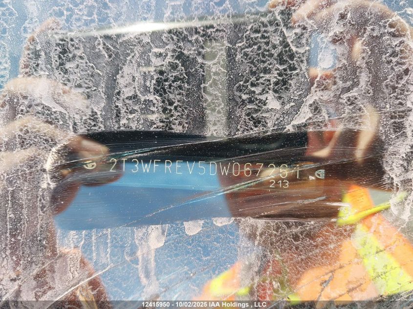 2013 Toyota Rav4 VIN: 2T3WFREV5DW067261 Lot: 12415950