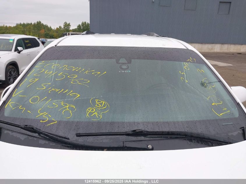 2019 Toyota Sienna VIN: 5TDZZ3DC5KS011398 Lot: 12415962