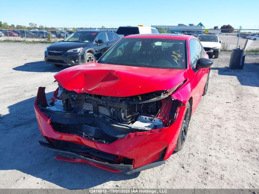 2025 Honda Civic Hybrid VIN: 2HGFE4F83SH005113 Lot: 12416013