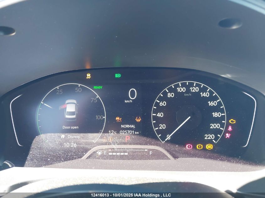 2025 Honda Civic Hybrid VIN: 2HGFE4F83SH005113 Lot: 12416013