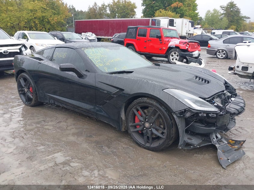 1G1YK2D79J5102572 2018 Chevrolet Corvette Stingray Z51 auction photo 1