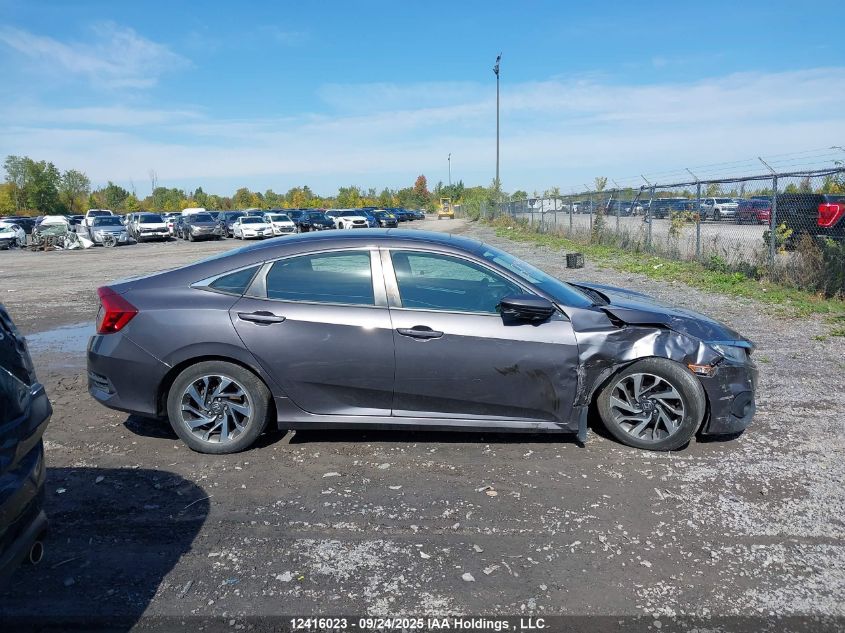 2017 Honda Civic Ex 4Dr VIN: 2HGFC2F8XHH037768 Lot: 12416023