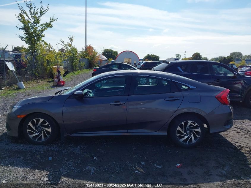 2017 Honda Civic Ex 4Dr VIN: 2HGFC2F8XHH037768 Lot: 12416023