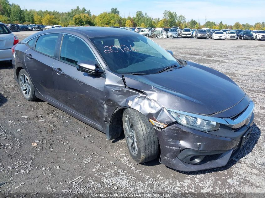 2017 Honda Civic Ex 4Dr VIN: 2HGFC2F8XHH037768 Lot: 12416023