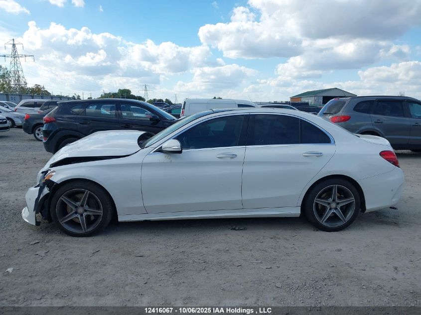 2015 Mercedes-Benz C 300 4Matic VIN: 55SWF4KB6FU092237 Lot: 12416067