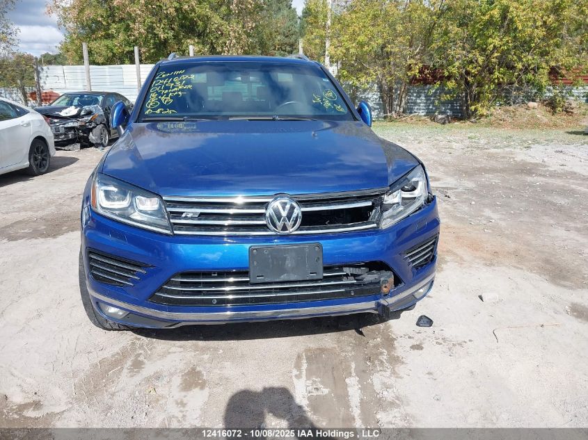 2016 Volkswagen Touareg 3.6L Execline/3.6L Highline VIN: WVGDF9BP5GD011931 Lot: 12416072