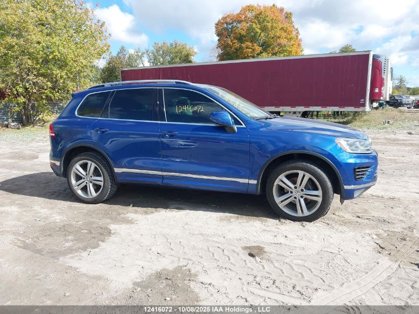 2016 Volkswagen Touareg 3.6L Execline/3.6L Highline VIN: WVGDF9BP5GD011931 Lot: 12416072