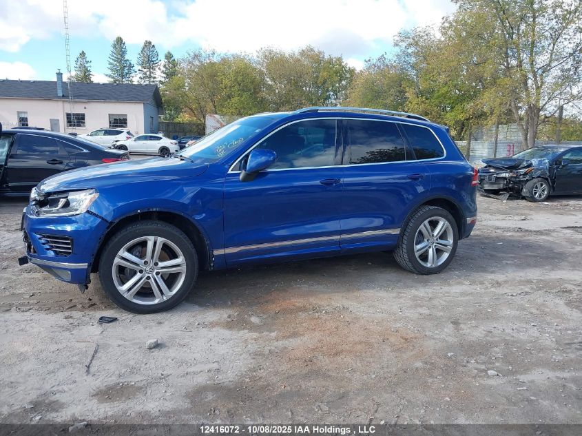 2016 Volkswagen Touareg 3.6L Execline/3.6L Highline VIN: WVGDF9BP5GD011931 Lot: 12416072