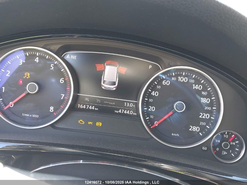 2016 Volkswagen Touareg 3.6L Execline/3.6L Highline VIN: WVGDF9BP5GD011931 Lot: 12416072