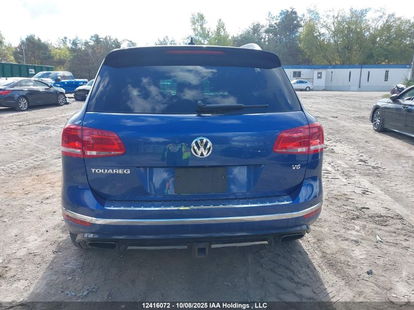 2016 Volkswagen Touareg 3.6L Execline/3.6L Highline VIN: WVGDF9BP5GD011931 Lot: 12416072