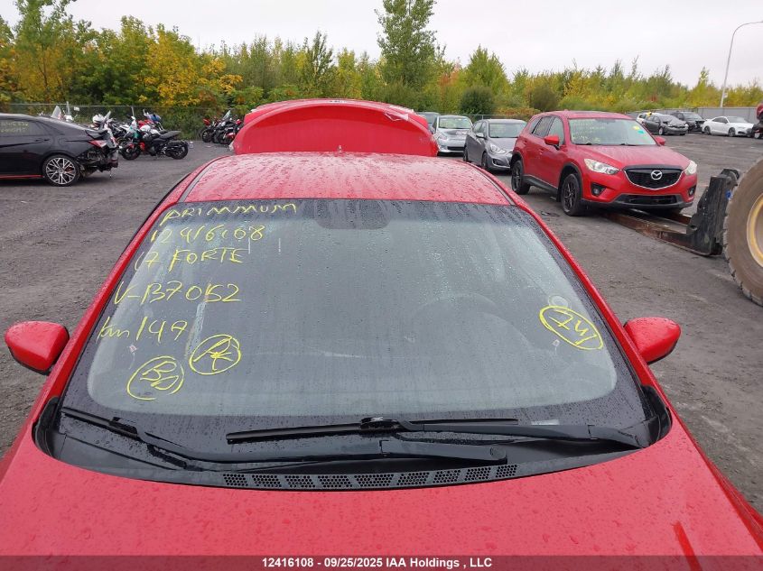 2017 Kia Forte Ex/Ex Luxury/Ex+/Lx/Lx+ VIN: 3KPFL4A71HE137052 Lot: 12416108