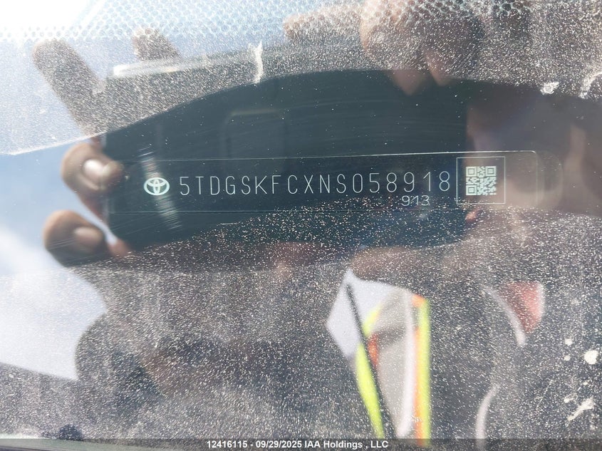 5TDGSKFCXNS058918 2022 TOYOTA SIENNA photo no. 9