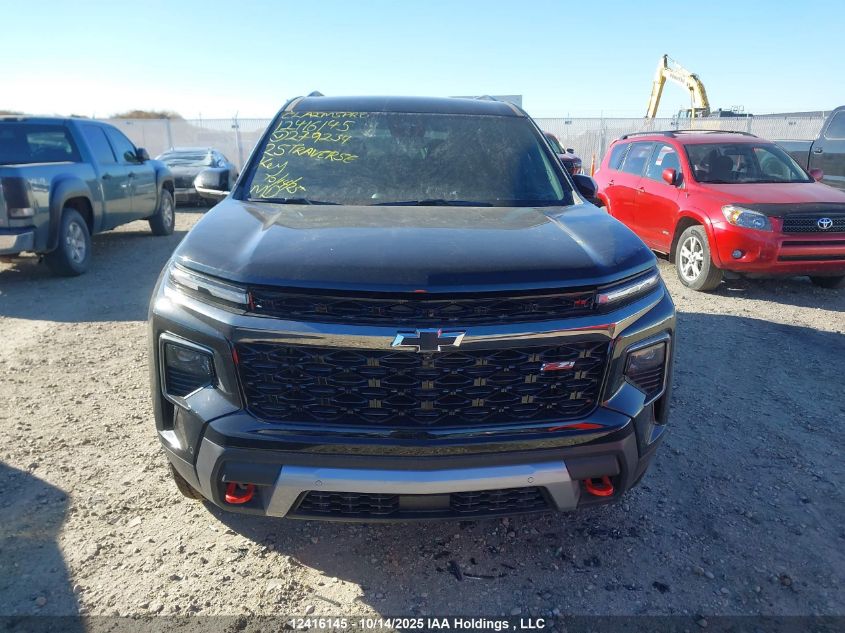 2025 Chevrolet Traverse Z71 VIN: 1GNEVJRS6SJ279234 Lot: 12416145