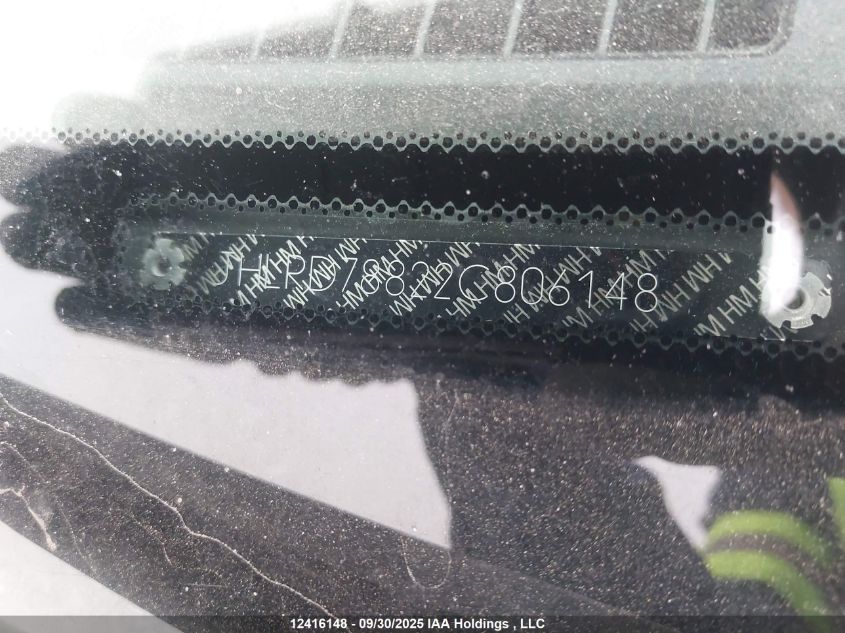 2002 Honda Cr-V Ex VIN: JHLRD78822C806148 Lot: 12416148