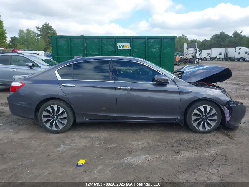 2015 Honda Accord Hybrid VIN: 1HGCR6F3XFA800235 Lot: 12416153
