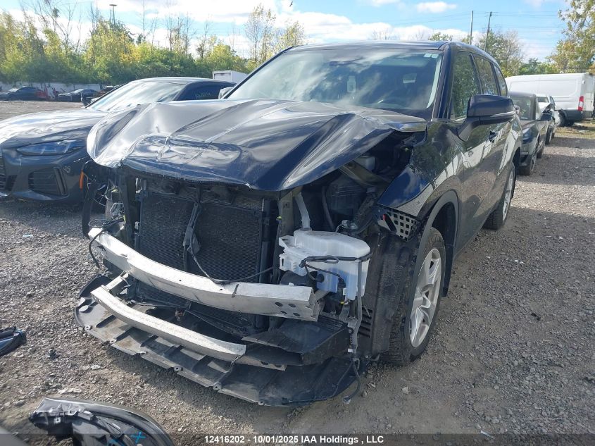 2020 Toyota Highlander L/Le VIN: 5TDBZRBH5LS045605 Lot: 12416202