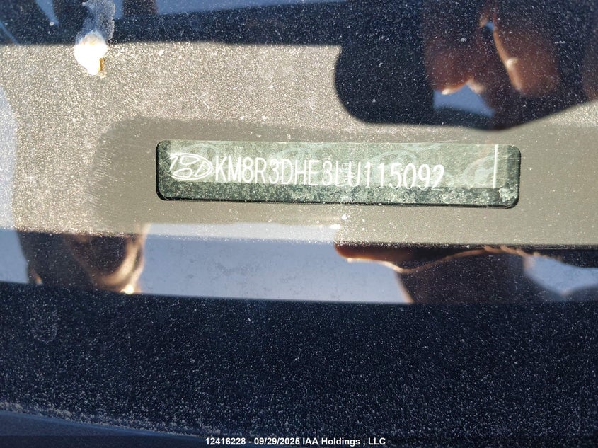 KM8R3DHE3LU115092 2020 HYUNDAI PALISADE photo no. 9