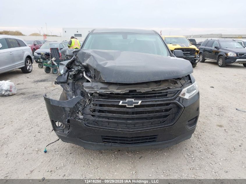 2019 Chevrolet Traverse Ls VIN: 1GNEVFKWXKJ296807 Lot: 12416250