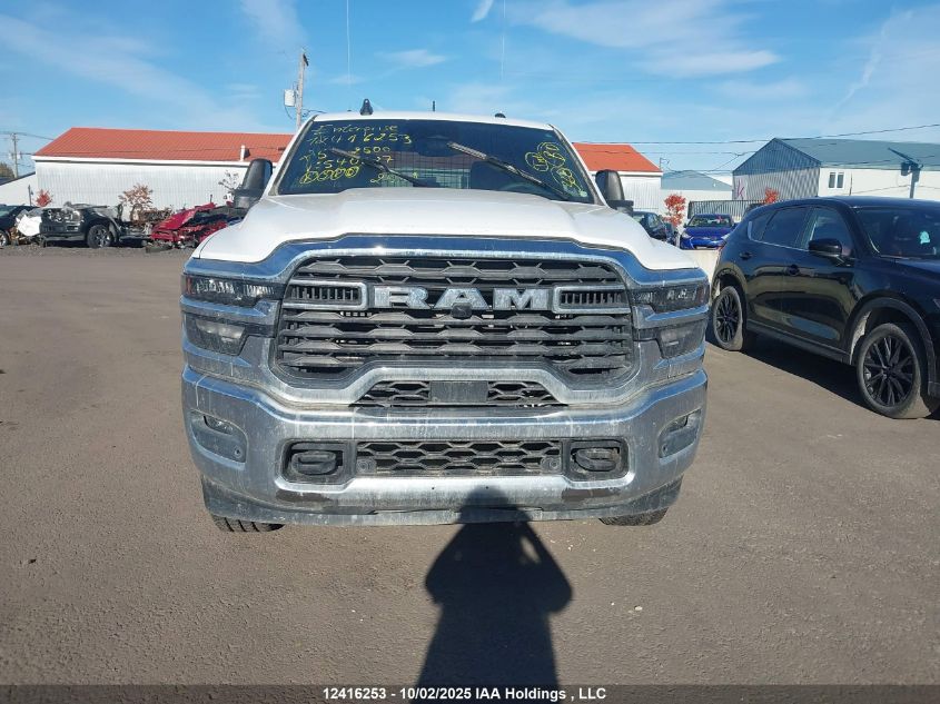 2025 Ram 2500 Big Horn VIN: 3C6UR5DJ6SG540627 Lot: 12416253