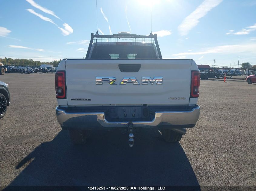 2025 Ram 2500 Big Horn VIN: 3C6UR5DJ6SG540627 Lot: 12416253