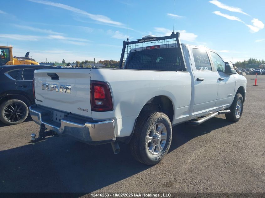 2025 Ram 2500 Big Horn VIN: 3C6UR5DJ6SG540627 Lot: 12416253