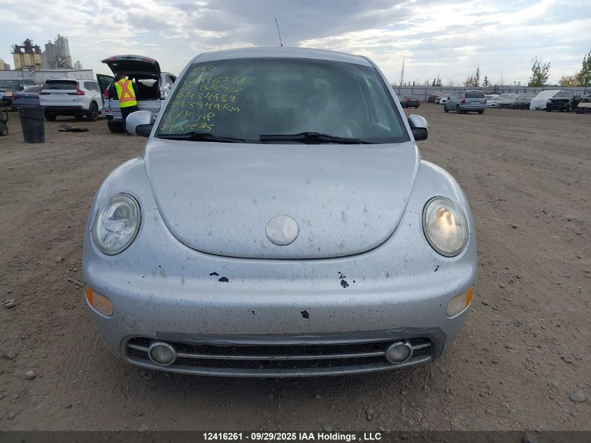 2002 Volkswagen New Beetle Gls Tdi VIN: 3VWCP21CX2M434582 Lot: 12416261