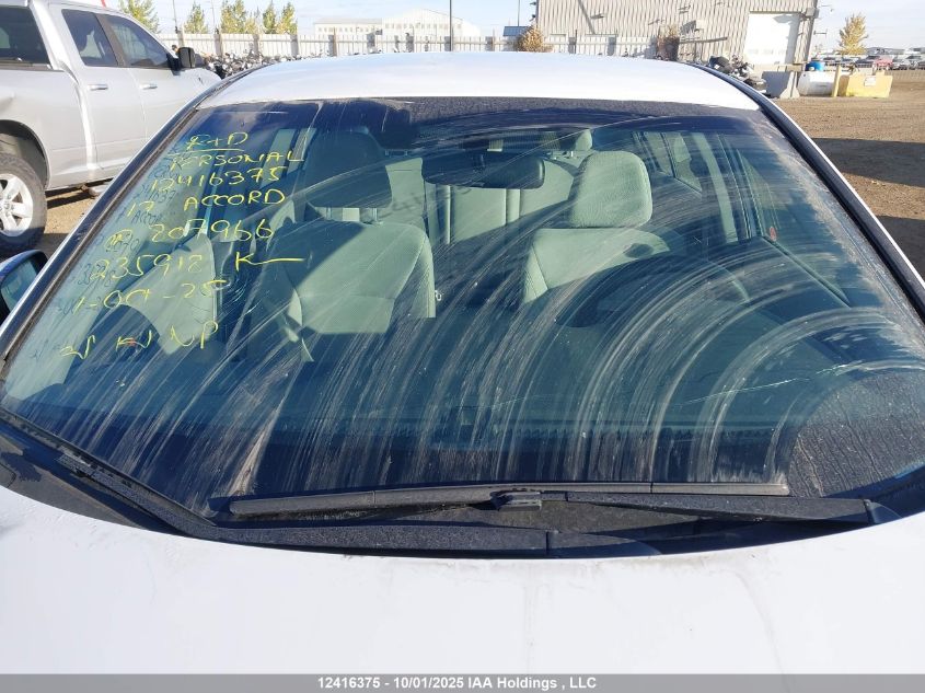 2017 Honda Accord Lx VIN: 1HGCR2F32HA807966 Lot: 12416375