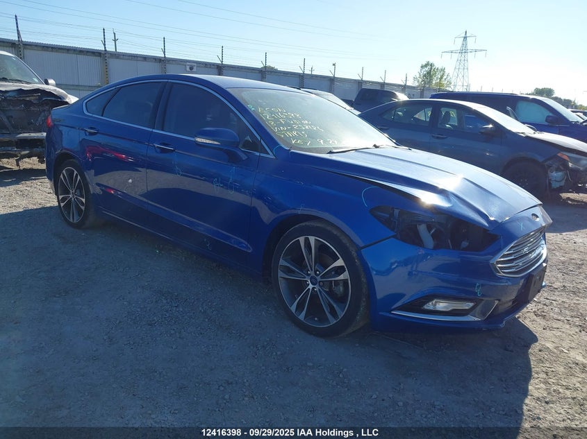 3FA6P0D94JR258186 2018 Ford Fusion Titanium auction photo 1