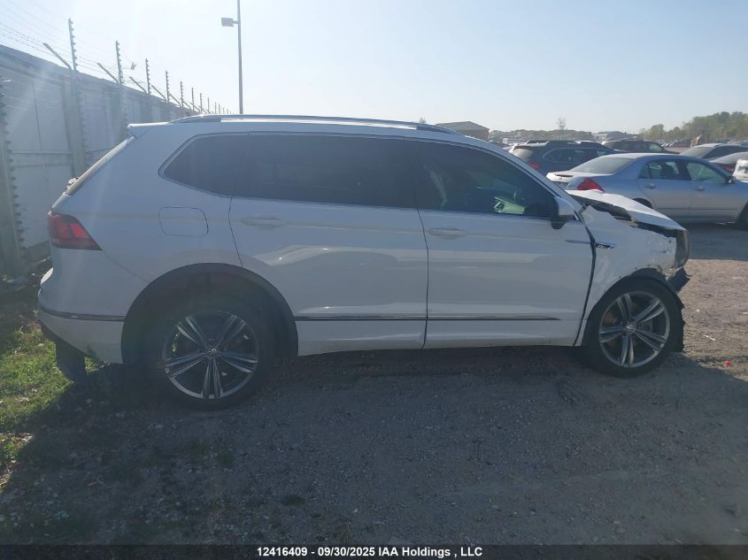 2021 Volkswagen Tiguan Highline VIN: 3VV4B7AX1MM145889 Lot: 12416409