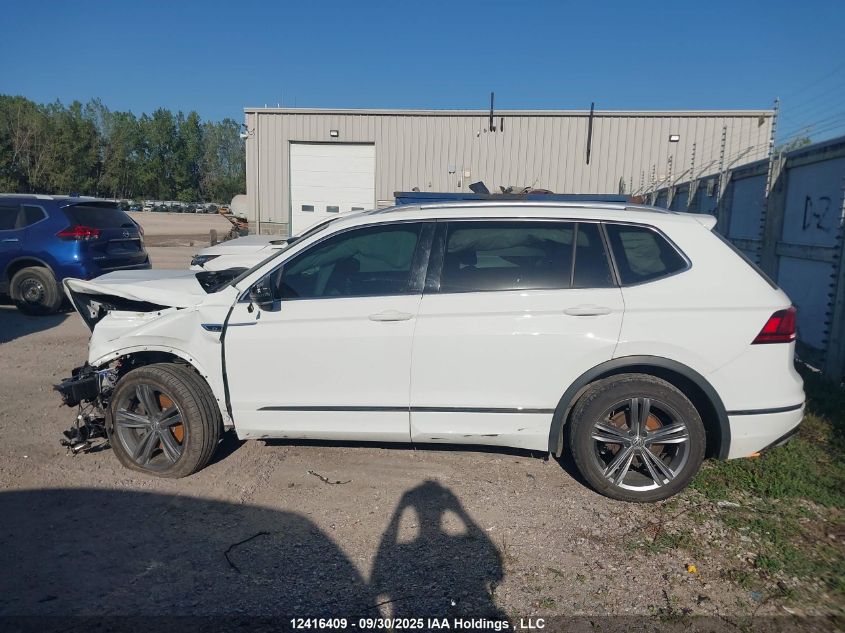 2021 Volkswagen Tiguan Highline VIN: 3VV4B7AX1MM145889 Lot: 12416409