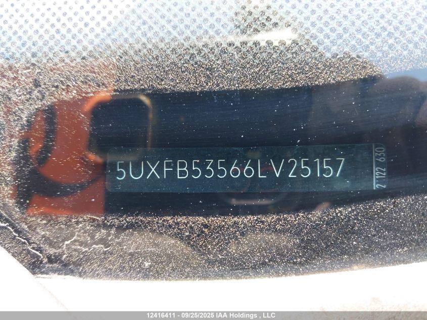 2006 BMW X5 4.4I VIN: 5UXFB53566LV25157 Lot: 12416411