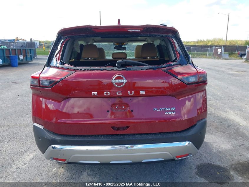 2023 Nissan Rogue Platinum VIN: JN8BT3DD8PW318085 Lot: 12416416