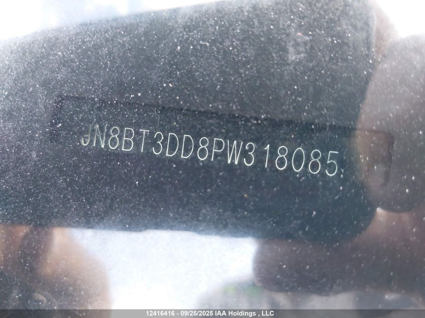 2023 Nissan Rogue Platinum VIN: JN8BT3DD8PW318085 Lot: 12416416