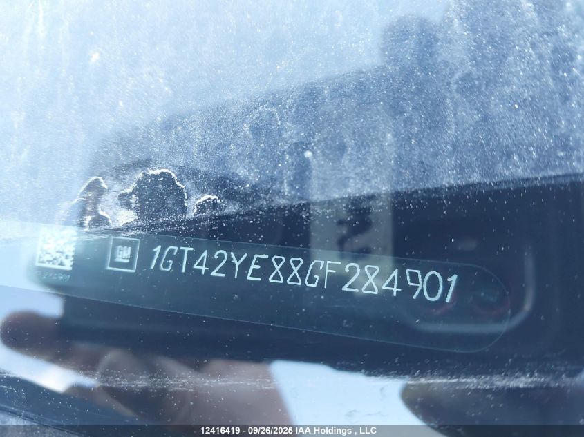 2016 GMC Sierra 3500Hd Denali VIN: 1GT42YE88GF284901 Lot: 12416419