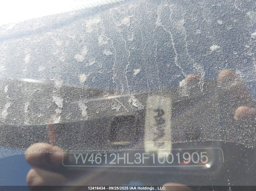 2015 Volvo V60 Cross Country T5 VIN: YV4612HL3F1001905 Lot: 12416434