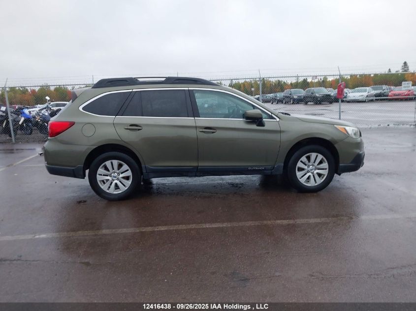 2015 Subaru Outback 2.5I VIN: 4S4BSCAC1F3277885 Lot: 12416438