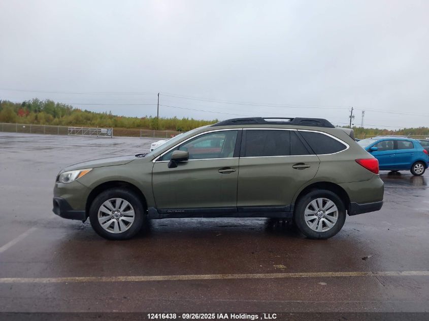 2015 Subaru Outback 2.5I VIN: 4S4BSCAC1F3277885 Lot: 12416438