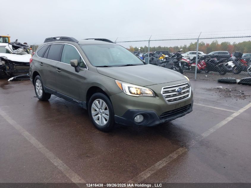2015 Subaru Outback 2.5I VIN: 4S4BSCAC1F3277885 Lot: 12416438