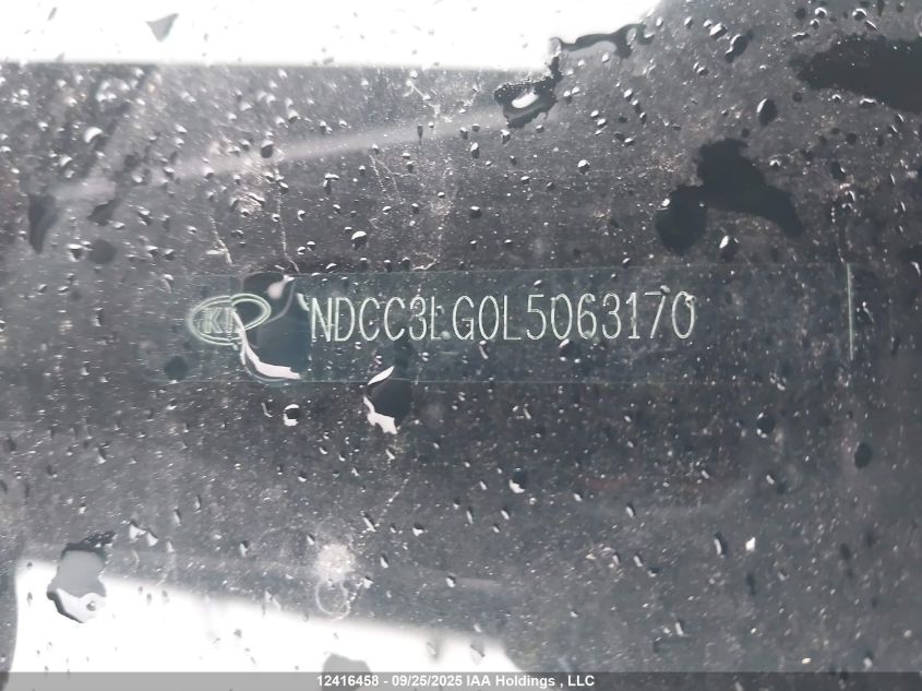 2020 Kia Niro Ex VIN: KNDCC3LG0L5063170 Lot: 12416458