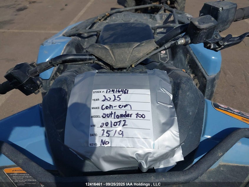 3JB3KA54XSJ001072 2025 CAN-AM/ BRP OUTLANDER photo no. 13