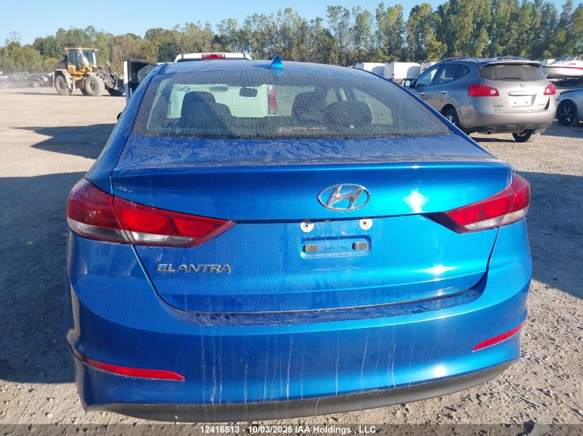 2017 Hyundai Elantra Gls VIN: KMHD84LF2HU119296 Lot: 12416513