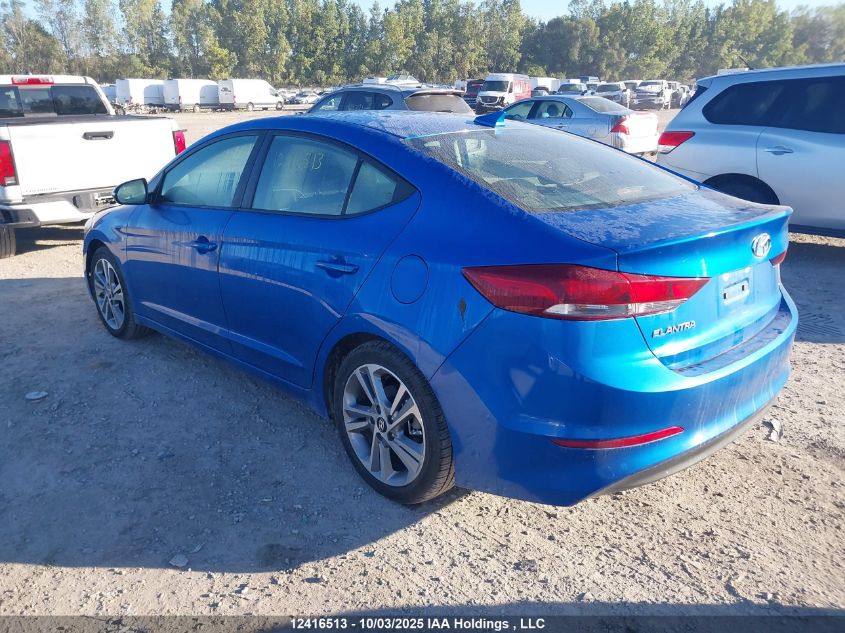 2017 Hyundai Elantra Gls VIN: KMHD84LF2HU119296 Lot: 12416513